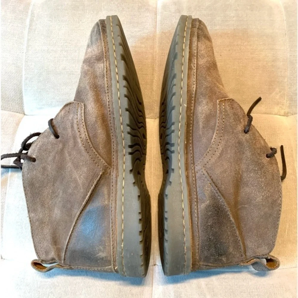 Born Brown Grey Suede Leather Elk II Men’s Chukka Boots Size 11.5